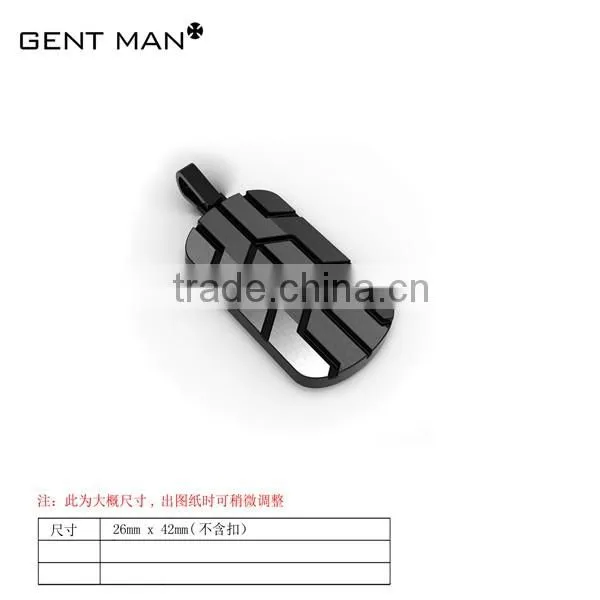 316L stainless steel wholesale dog tag pendant