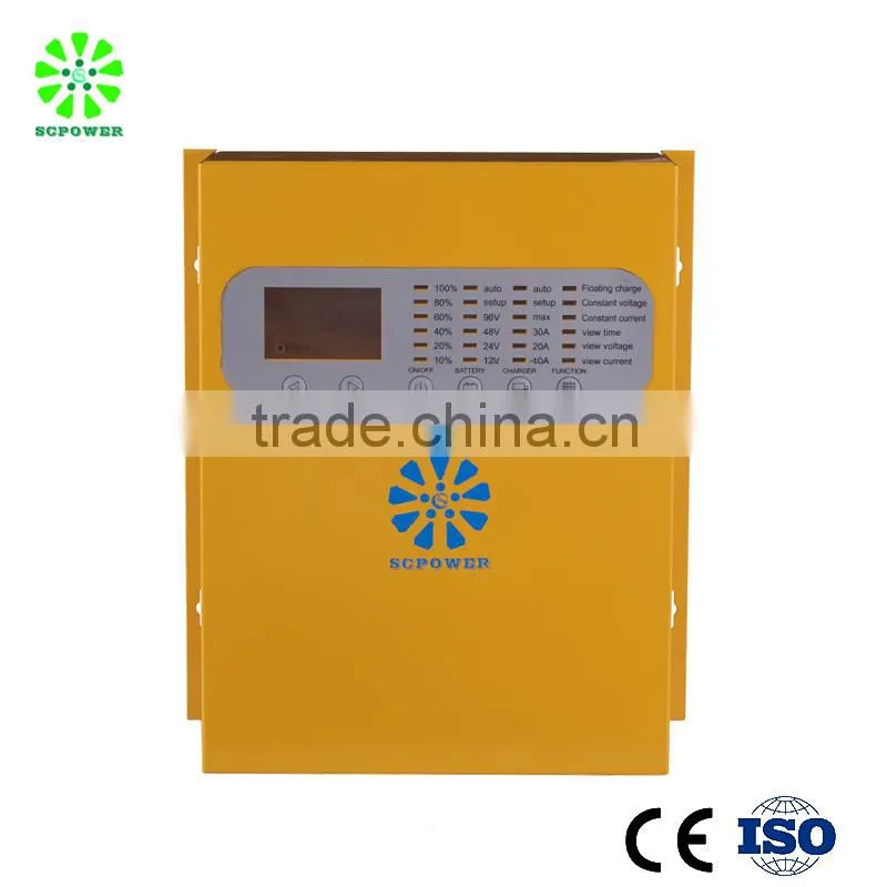 12v 24v 48v 10A to 50A charging current wind turbine MPPT solar charge controller