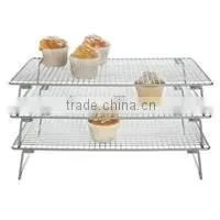 FDA Approval 3 Tier Wire Stackable Cooling Rack
