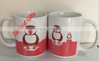2015 new style fashion customized LOGO cute cup coffee mugs