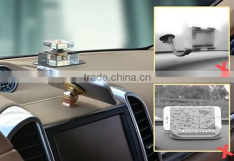 Powerful Multifunction Magnetic Car Mount Holder GPS Stand Gold for Phone