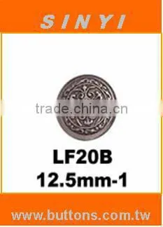 Top Design Sewing Button Brass made 12.5mm