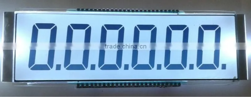 Fuel dispenser 6 digits lcd display