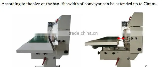 semi-automatic horizontal coder continuous band sealing machine