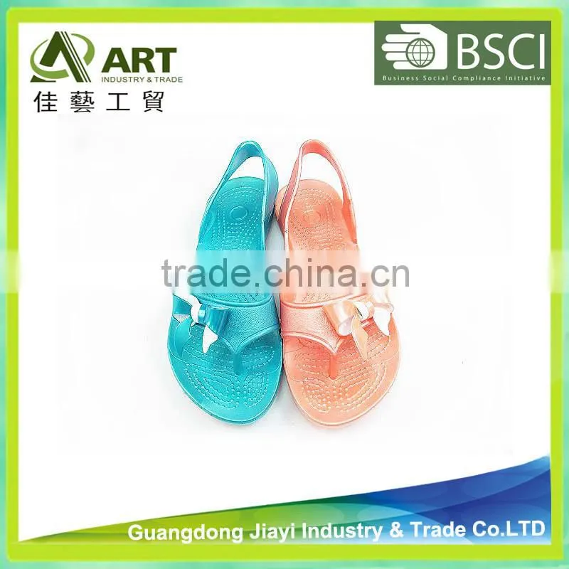 2016 Fashion Women PVC Sandals Bow Summer Shoes