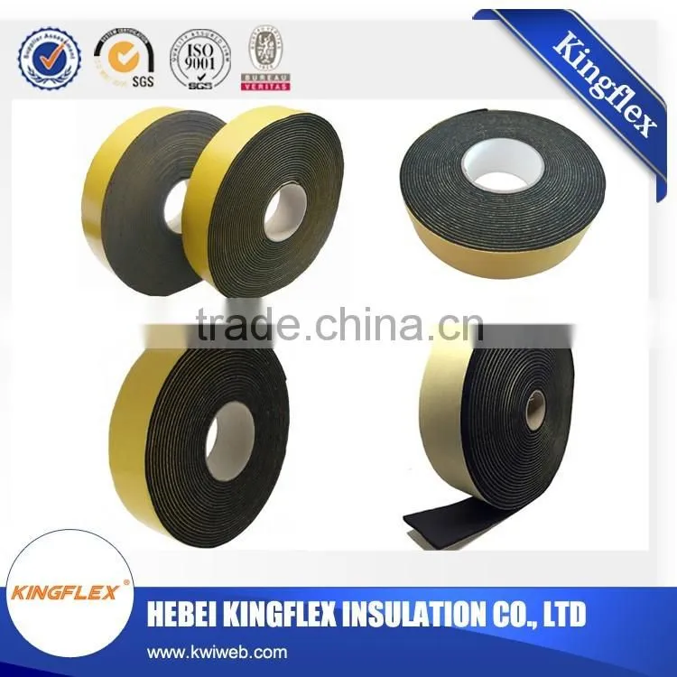 Nbr rubber foam insulation tape used for HVAC system