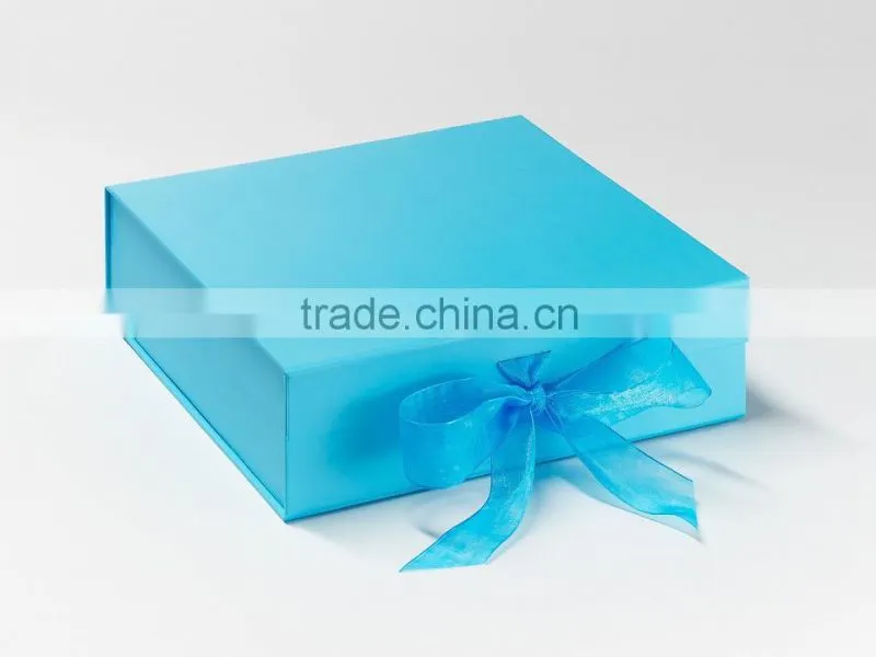 2015 factory price high quality folding box board&wedding gift folding box wholesale