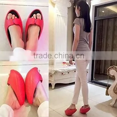 Women's Stovepipe Slimming Leg Beauty Foot EVA Body Shaper Shoes Slippers Sandal