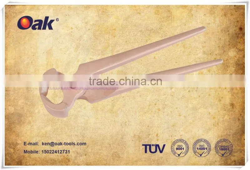 sparkless beryllium copper 7 inch pincer pliers high quality supplier