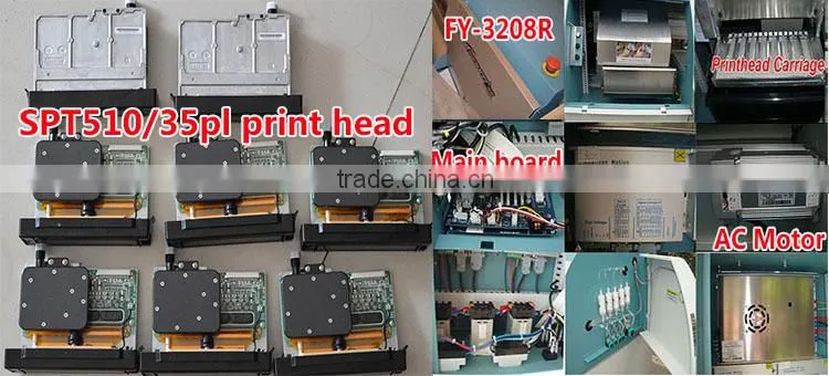 Plotter Printer Solvent For Outdoor With spt10/35pl Printhead
