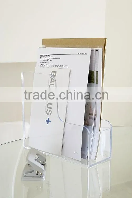 custom clear acrylic table organizer