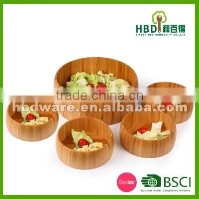 High quality bamboo salad bowl set wholesale
