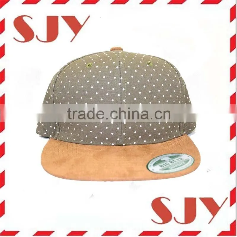 Wholesale new arrival suede flat brim blank snapback hat