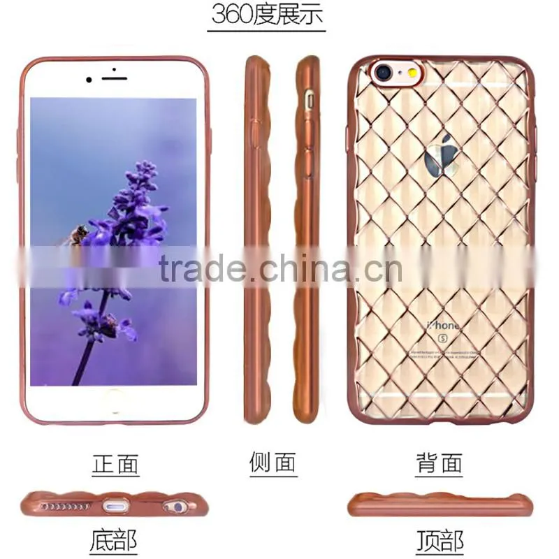electroplating soft TPU back cover bumper case for Huawei P 9 lite mate 8 honor 7 ascend gr3 y 6 5 max plus