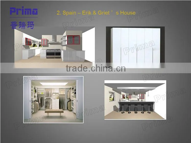 Modular modern high gloss used bathroom vanity cabinets