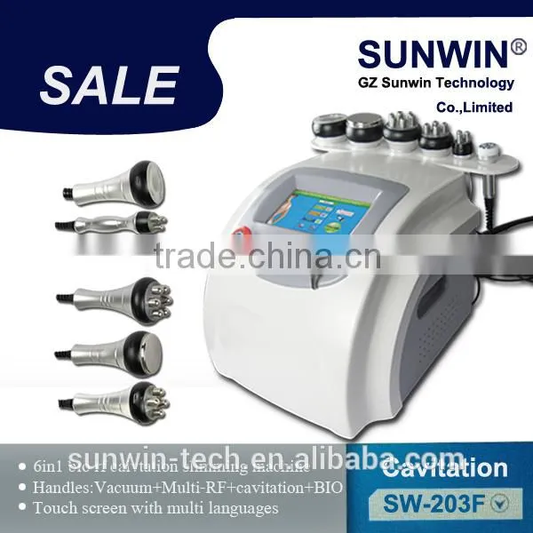 6in1RF Cavitation slimming machine/Cavitation rf slimming machine(for face,body,eye)