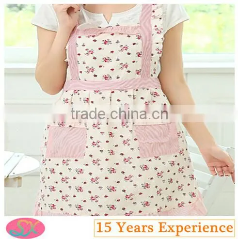 hot fashion printing cotton betty apron