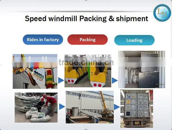 2016 Amusement park adult top scan ride/electric generating china supplier speed windmill ride for sale