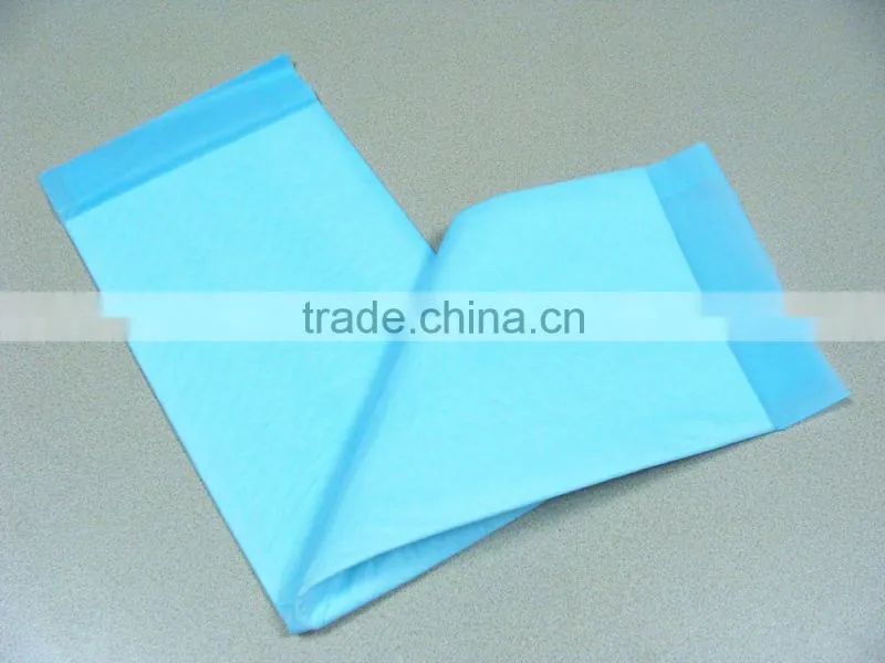 Disposable adult absorbent surgical under pad for adult nursing