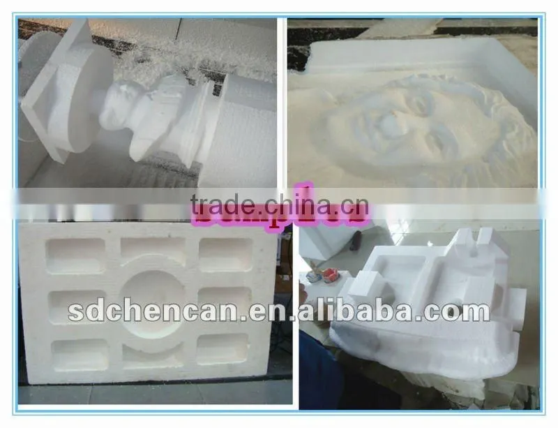 Chencan 5Axis CNC Foam MillingMachine 3D CNC Foam Cutting Machine with Big Rotary
