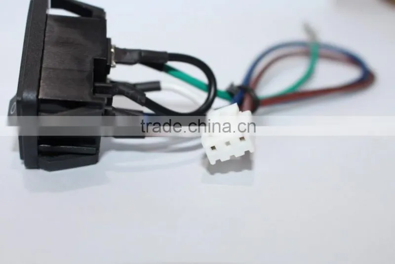 KSM cable and wire harness OEM for Power VH3.96-3P -headed cable 1 meter long three -wire power cord 3.96mm pitch cable terminal