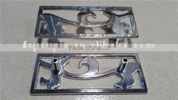 Rectangular Flower Design Zinc Alloy Cabinet Pulls/ Handle and Furniture Handle and drawer handle
