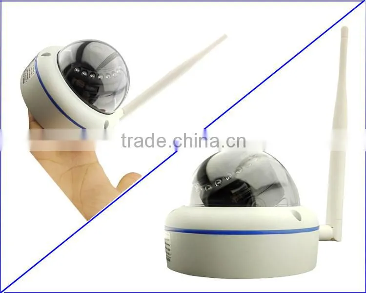Mobile Phone 100W Pixels Dome Wireless HD 1080p POE WIFI IP Camera
