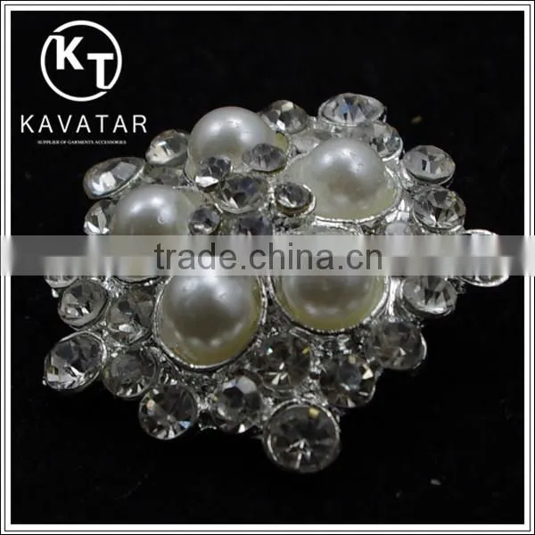 Good quality NK003 metal rhinestone button for clothes