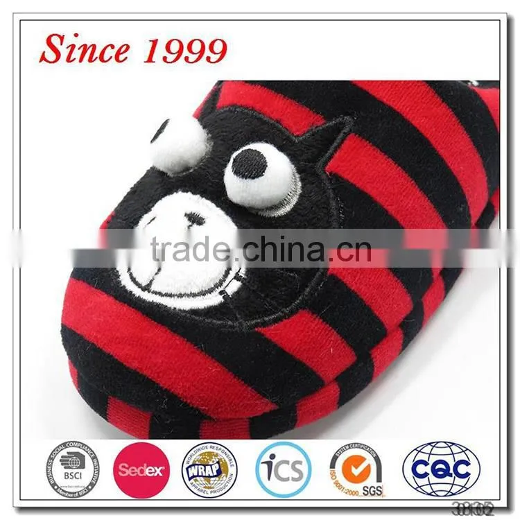 funny big plush eyes slippers for children