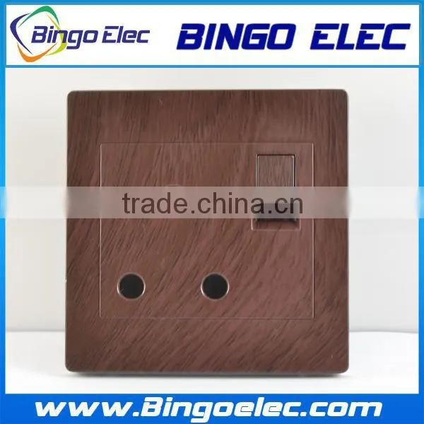wooden switch and socket