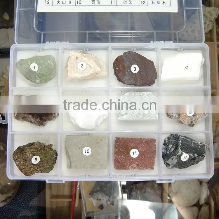 12 kinds stone specimen