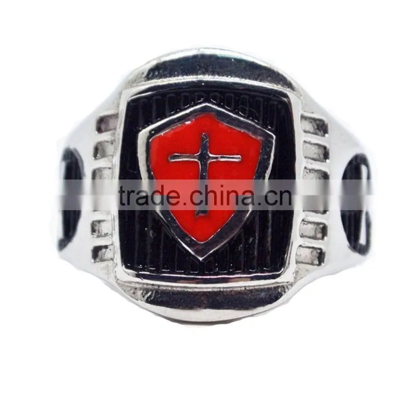 Jingli Jewelry China factory best seller stainless steel crystal women skull rings (HS-109)
