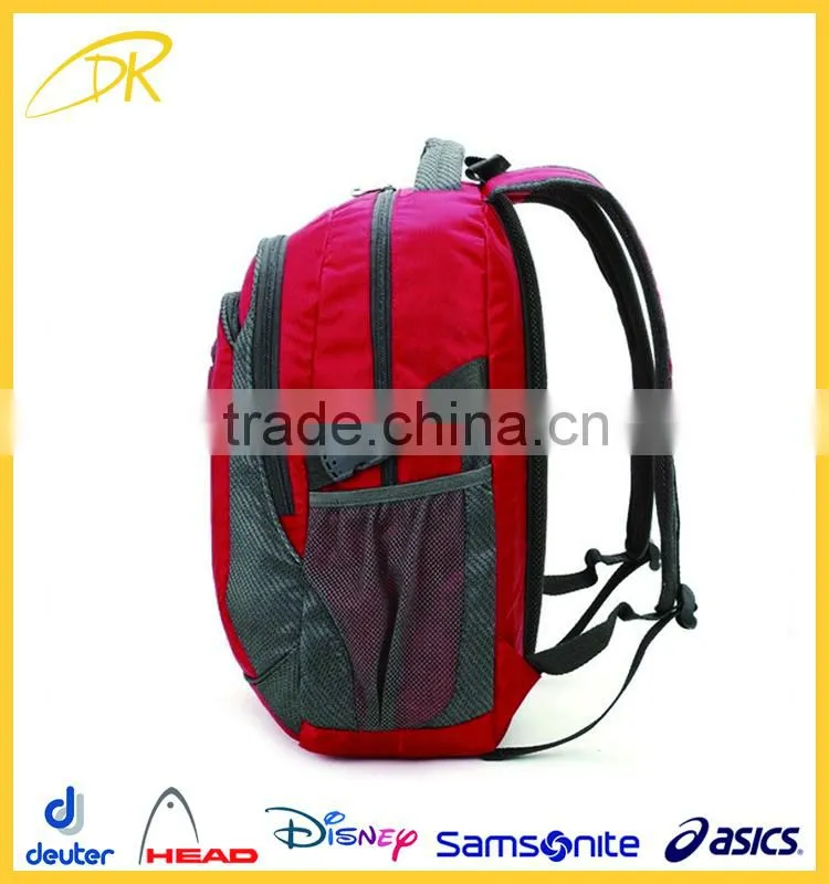 Black simple design Korean Backpack for high school student