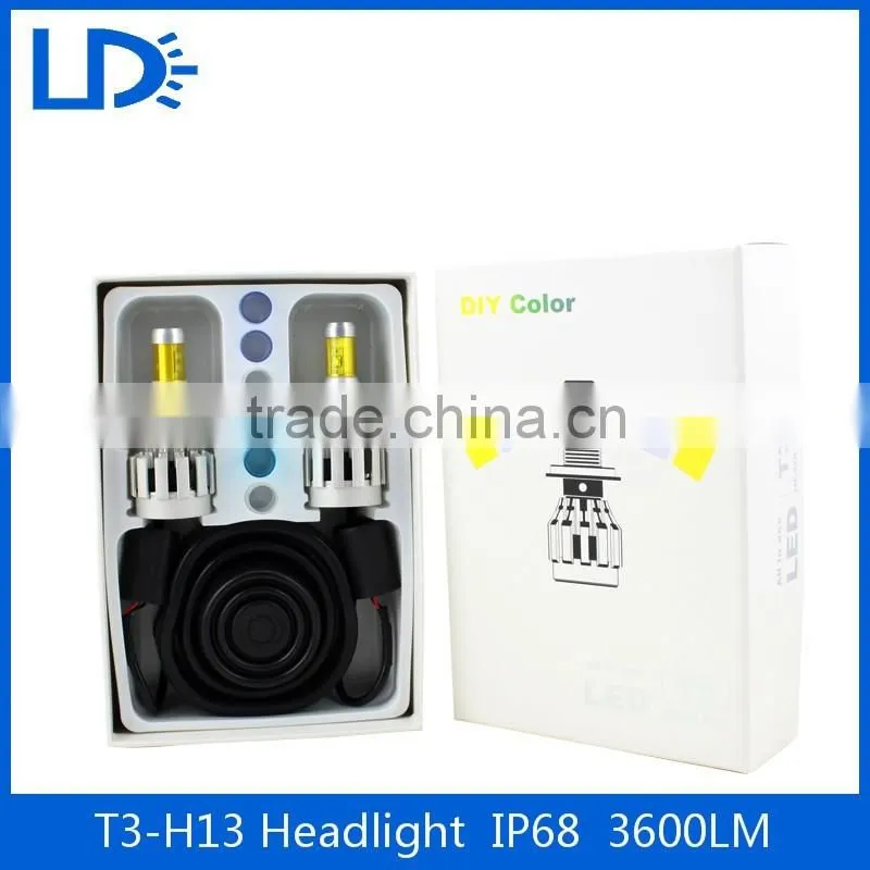 Best Saller T3 H1 H3 H4 H8 H11 9004/9007 9005 9006 Auto Headlight