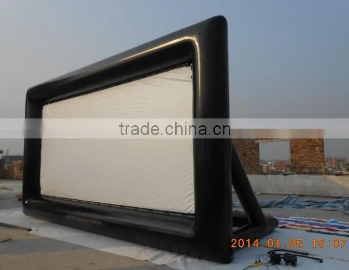 commercial inflatable screen and cheap inflatable movie screen for advertising