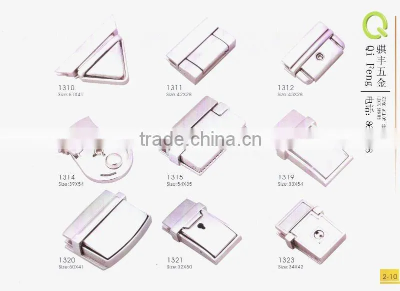 Qifeng new design metal lock,bag lock,bag accessories