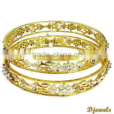Diamond Bangles, Diamond Bangle Jewelry, Diamond Gold Bangles