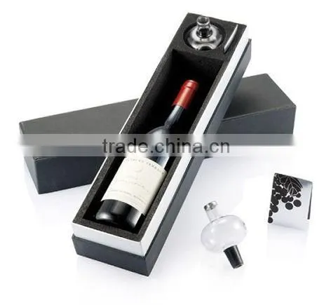 Decorative Wine Glass Packing Box For Display With Blister Insert (High Quality,Fast Printing)