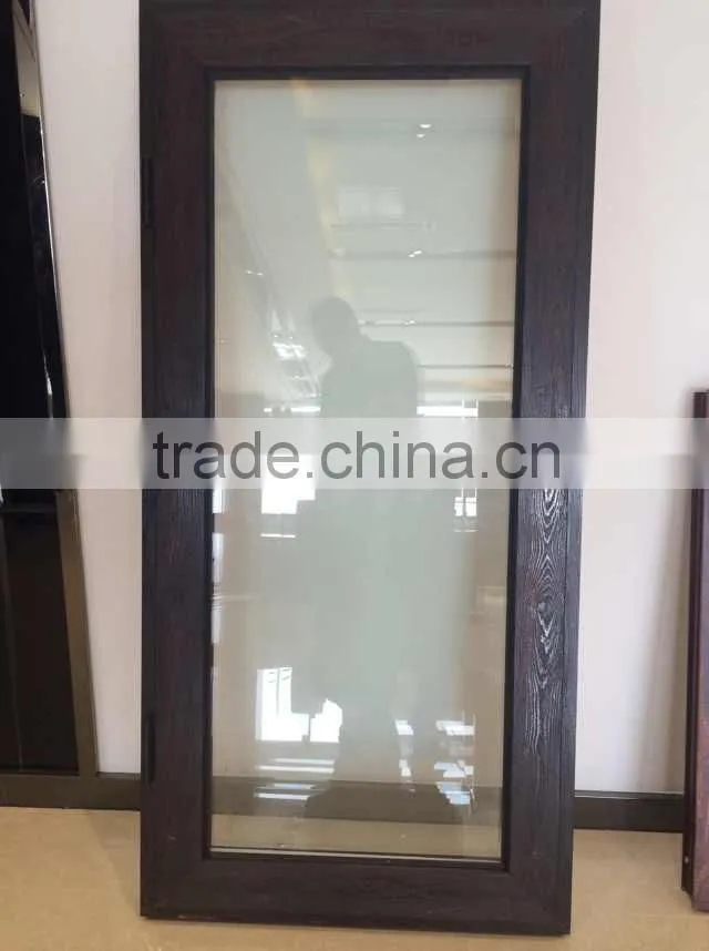 China High quality timber effect aluminium windows sliding and casement winows