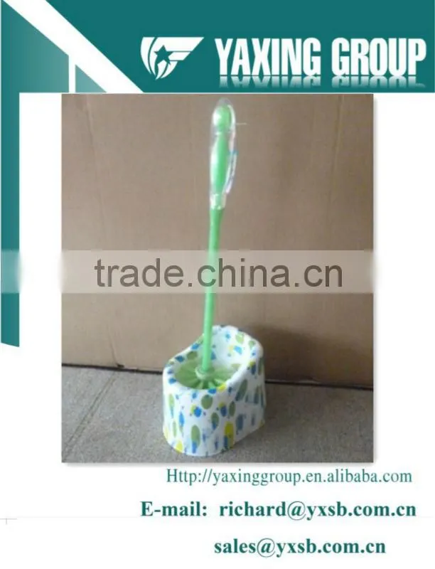 plastic toilet brush with printing holder