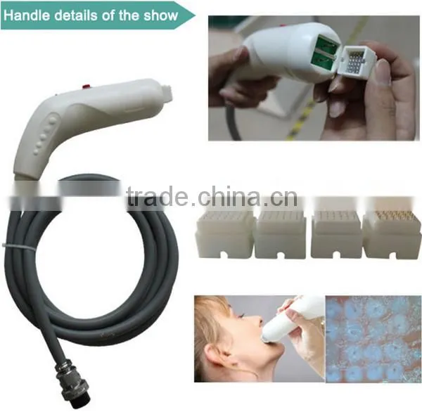 Fast skin rejuvenation and tightening beauty machine portable intracel fractional rf microneedle