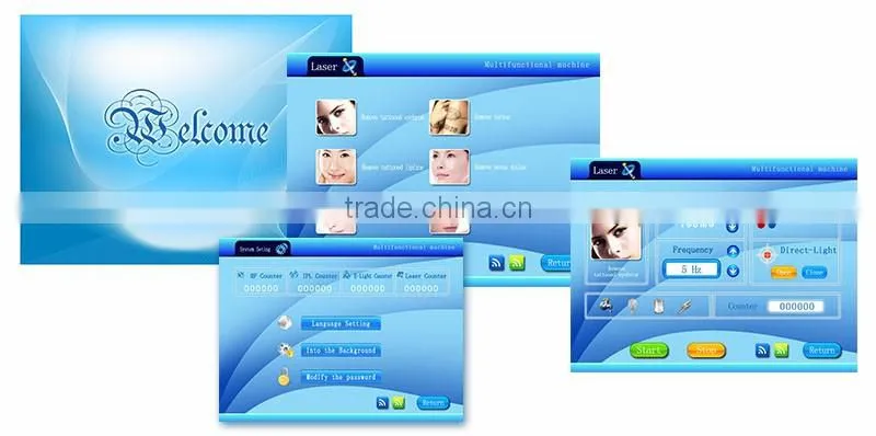 Newest design beauty equipment Q-switched ND YAG laser eyeliner washing tattoo removal laser