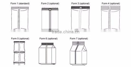 Semi-automatic potato chips packaging machine