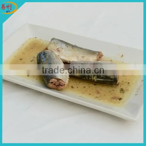 Best 155g canned mackerel in oil with factory price