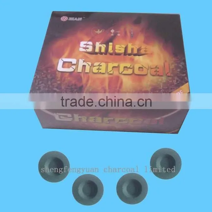 hotsale 40mm round charcoal for hookah