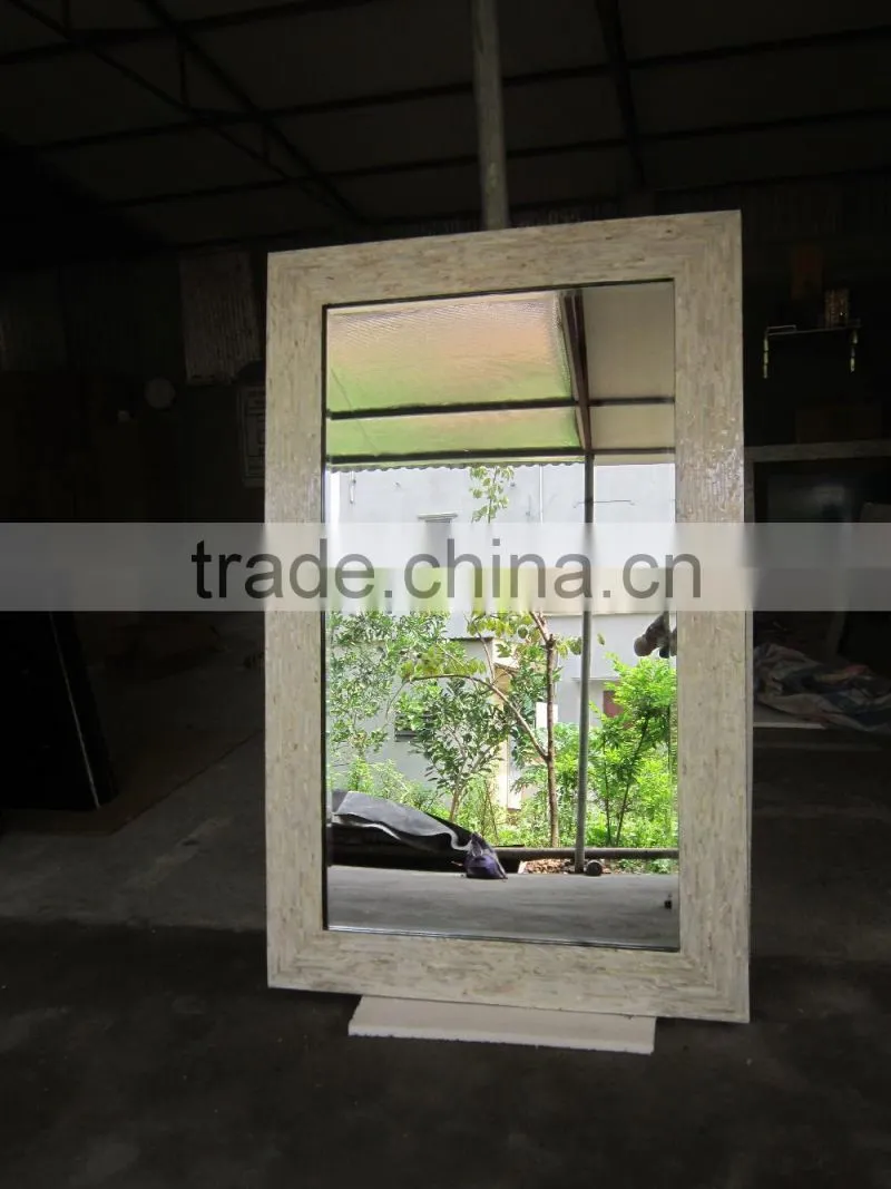 Sophisticated design mirror frame with mother of pearl inlaid made in Vietnam