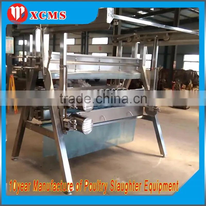 Factory price A-frame vertical chicken/boiler plucking machine hot sale /High quaility halal Poultry chicken plucker