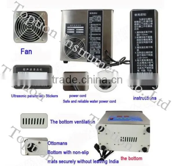 New Generation Ultrasonic wave Stainless Steel Digital Commercial Ultrasonic Cleaner