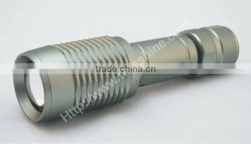 nice design xml t6 telescopic dimmable highlight flash led light