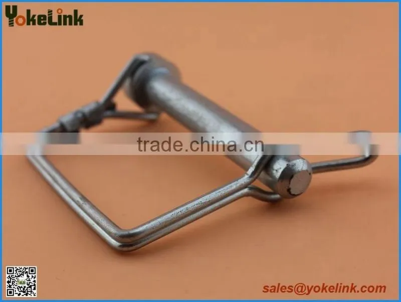 Square style wire tab lock pin